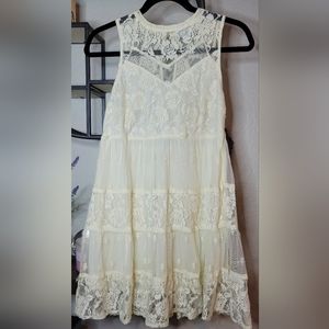 Lace Dress Med Cream